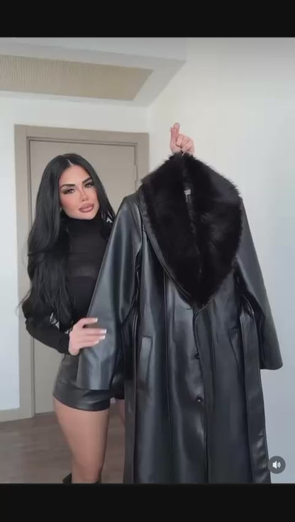 Palton din piele 0076